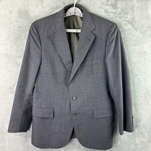 Ralph Lauren Polo University Club Gray Wool Blazer Mens USA Made Sport Coat